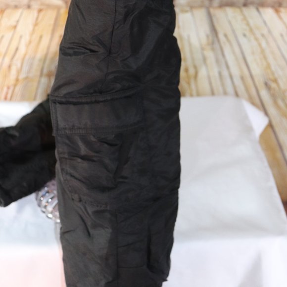 SKI SNOW BIB PANTS YOUTH BOYS GIRLS BLACK SIZE 6/6 - Picture 5 of 6